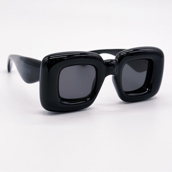 NEW LOEWE UNISEX BLACK SUNGLASSES LOEWE LW40098I 01A - Picture 6 of 13